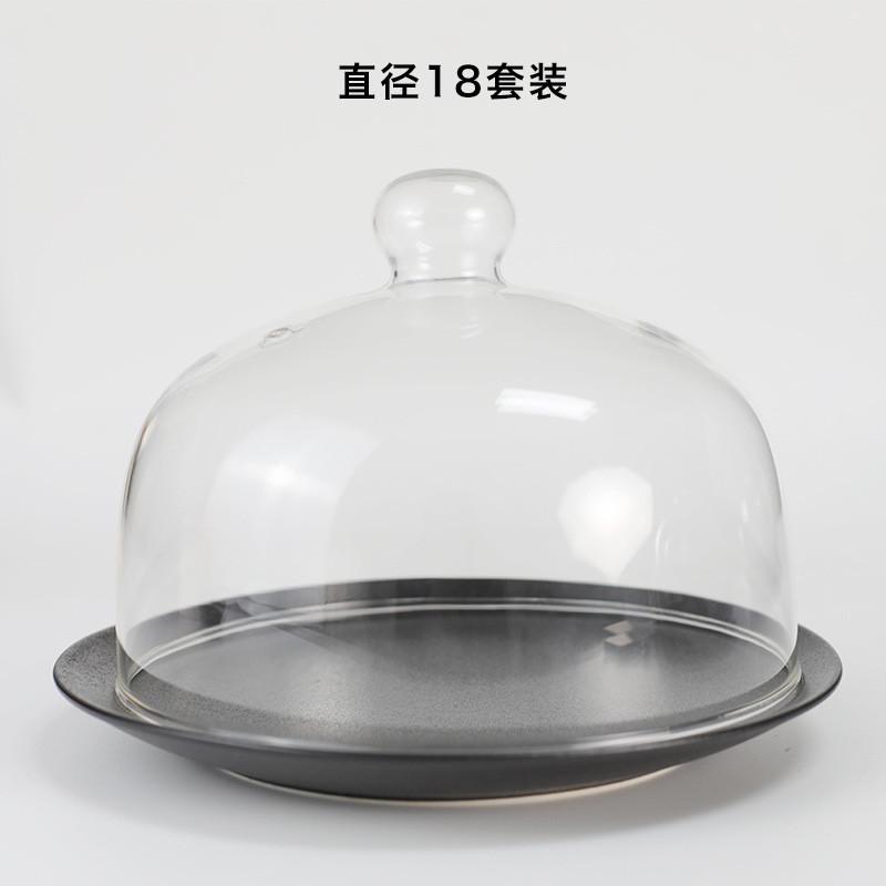 微波炉加热盖玻璃专用家用防油防溅热菜盖展示甜品耐高温罩保鲜罩图片