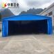 西安折叠式 工厂仓库仓储帐篷移动推拉雨棚大型活动伸缩大棚遮阳蓬