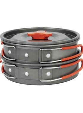 户外二人套品野营套锅炊具登山必带锅携带方便