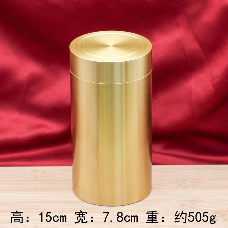 黄铜金属牙签筒家用竹节工艺品摆件密封茶叶罐纯铜义乌小商品批发