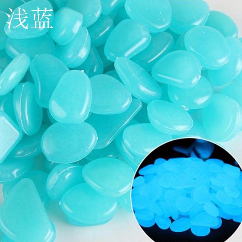 长效余辉夜光石花园水族造景石头荧光超亮彩色特亮快速吸光石工厂