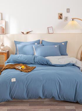 白色床单床上四件套单人套三件枕芯艺被芯民宿酒店全套七八件宾馆