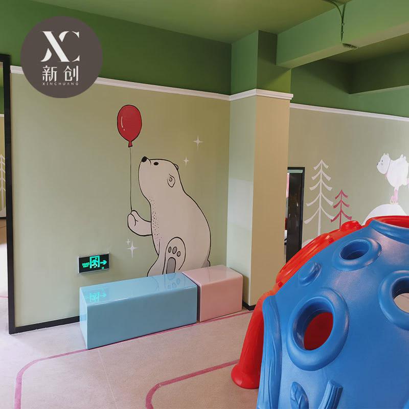 玻璃钢休闲椅广场美陈方形坐凳户内外商场酒店现代简约公园休息椅