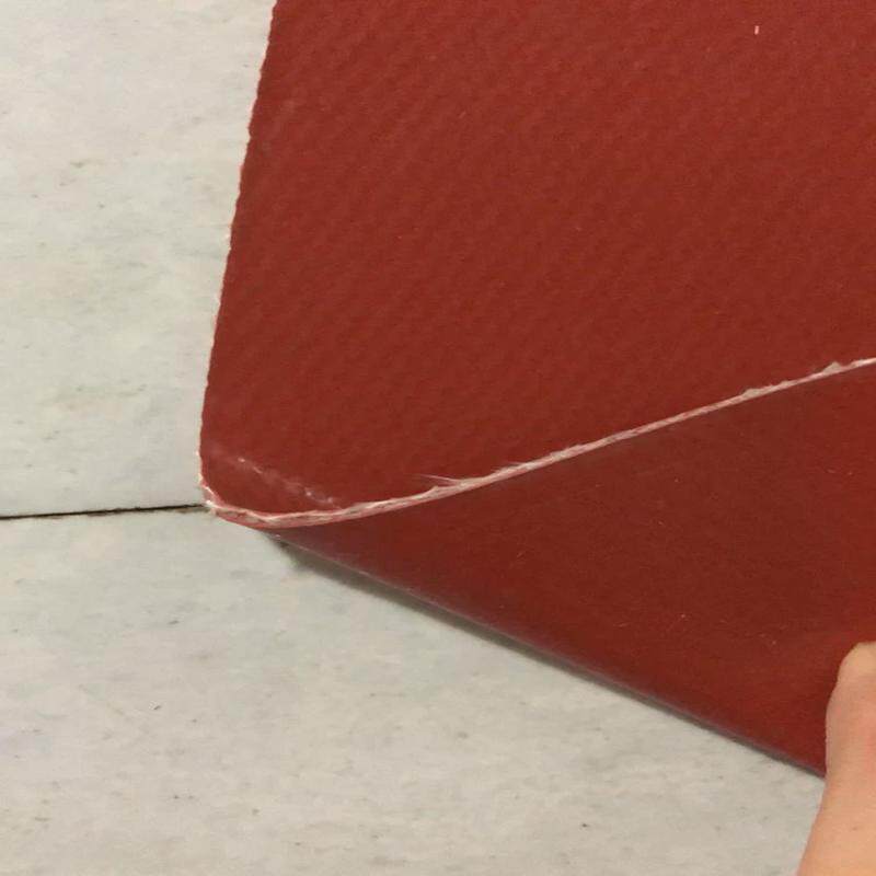硅钛合金橡胶阻燃脱胶2.5mm高温排烟风机软接用柔软易剪裁不易布