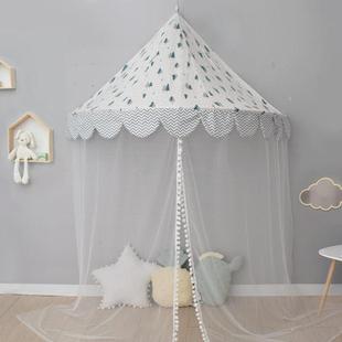 儿童帐篷室内公主房游戏屋壁挂床头装饰床幔读书角挂帐男女孩