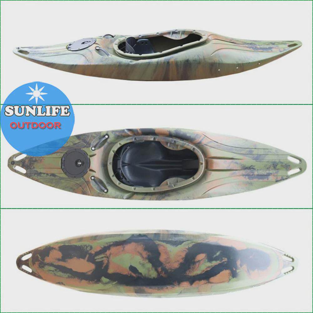 热销新款激流艇单人急流艇海洋舟户外水上竞赛座舱式皮划艇肥仔艇