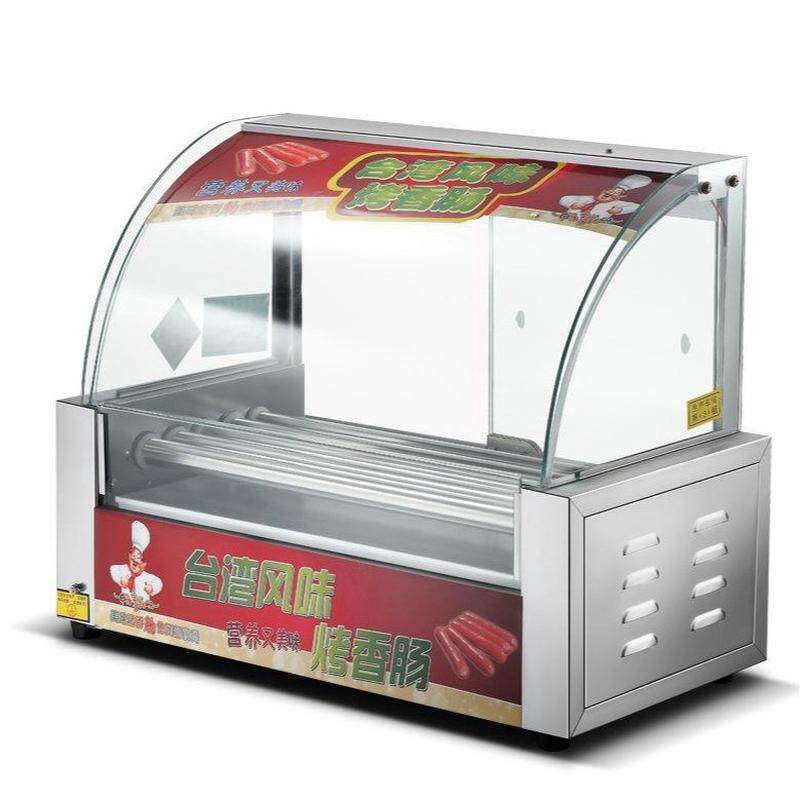 发热管机器家用轻松快餐店大型家庭玉米肠烧肠现烤商用烤肠机便携
