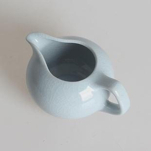 茶杯分茶器創(chuàng)意 庫(kù)存處理價(jià)冰裂汝瓷開(kāi)片可養(yǎng)公道杯功夫茶具茶海裝