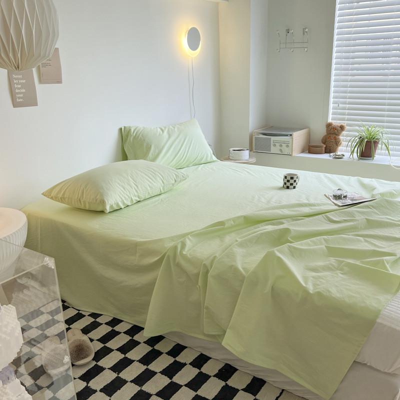 床单单件南通双人被单批发学生宿舍单人水洗棉床单单品