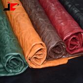 头层植鞣牛皮油蜡树膏皮摔纹黄牛皮