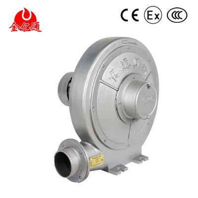 CX型0.75KW透浦式离心鼓风机铸铝中压风机印刷设备专用风机