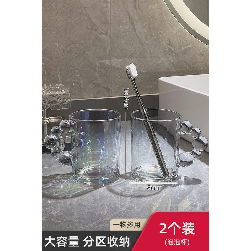 牙刷置物架牙杯刷牙漱口杯牙具架子洗漱台套装轻奢卫生间浴室收纳