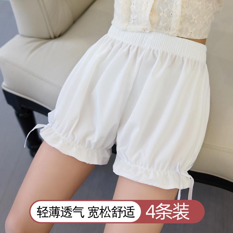 女童安全裤防走光夏季薄款可外穿打底短裤可爱女宝宝灯笼裤保险裤