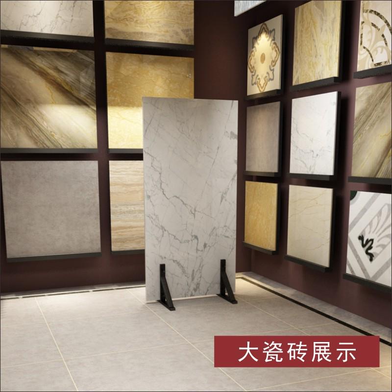 大理石瓷砖展示架木门展架立式实木门石材玻璃大板大地砖展示落地