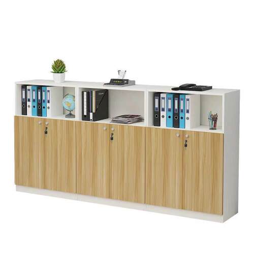 深圳厂家花槽矮柜资料收纳柜定制文件柜办公家具木质抽屉柜两门