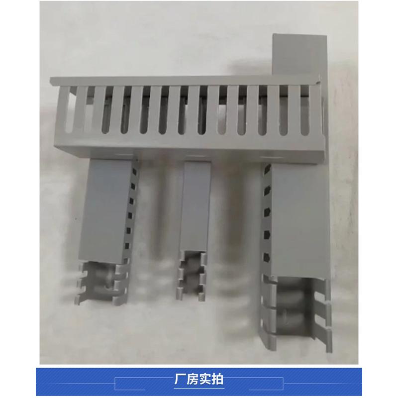 武汉塑料灰色pvc行线槽配电柜方形阻燃走线槽pxc3明装工业配线槽