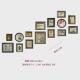 楼梯照片墙装 轻奢美式 实木挂墙客厅相框免打孔竖欧式 饰组合画定