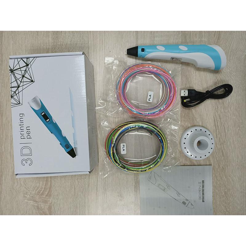 二代3d打印笔配3米12耗材色36米电商热销3dpen电商热卖品