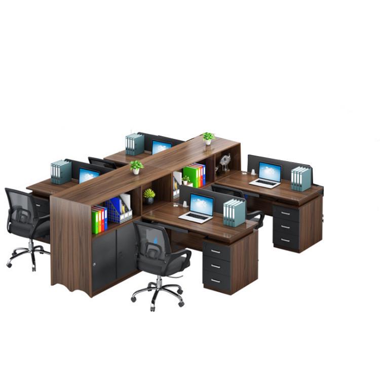 板式办公家具超大储物柜子办公桌财务组合主管桌工作位职员电脑桌