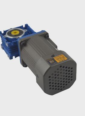 铝合金电机配涡轮RV减速机YS7124/8024B5B14立式三相异步电机现货