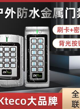 Zkteco中控智慧RT370/RT380金属门禁一体机IDIC刷卡防水门禁系统