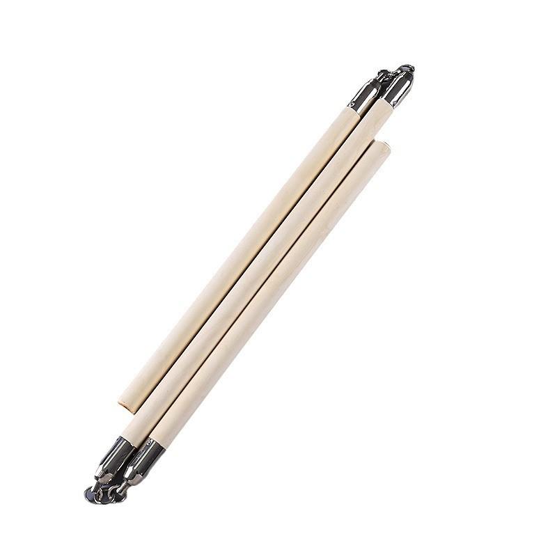 白蜡杆木质杆棍不锈钢武术用品表演三截棍白腊三节武术棍双节棍