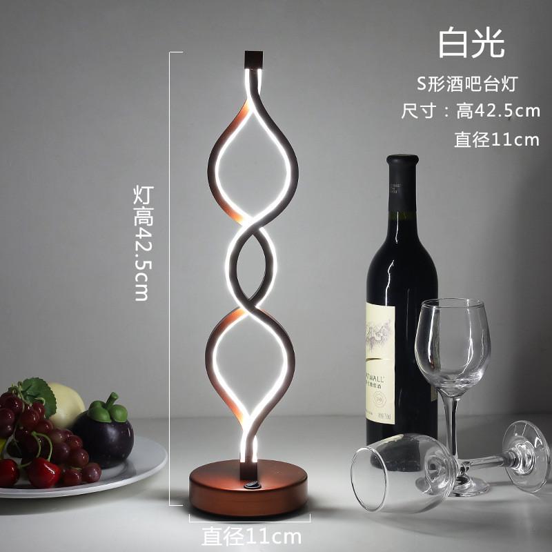 台灯床头高级感led装饰台灯餐厅桌灯清吧ktv客厅酒店小夜灯氛围灯