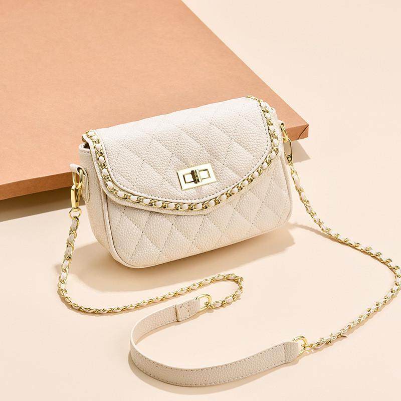 迷你小包包女夏季新款百搭韩版简约小方包时尚链条包单肩斜挎新款