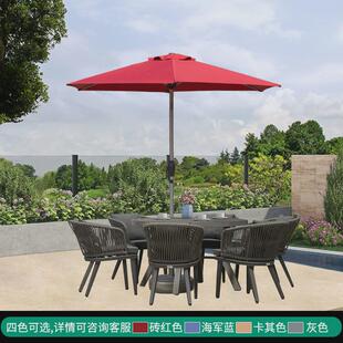 临亚（linya）泳池庭院铝合金中柱伞酒店遮阳伞户外沙滩太阳伞