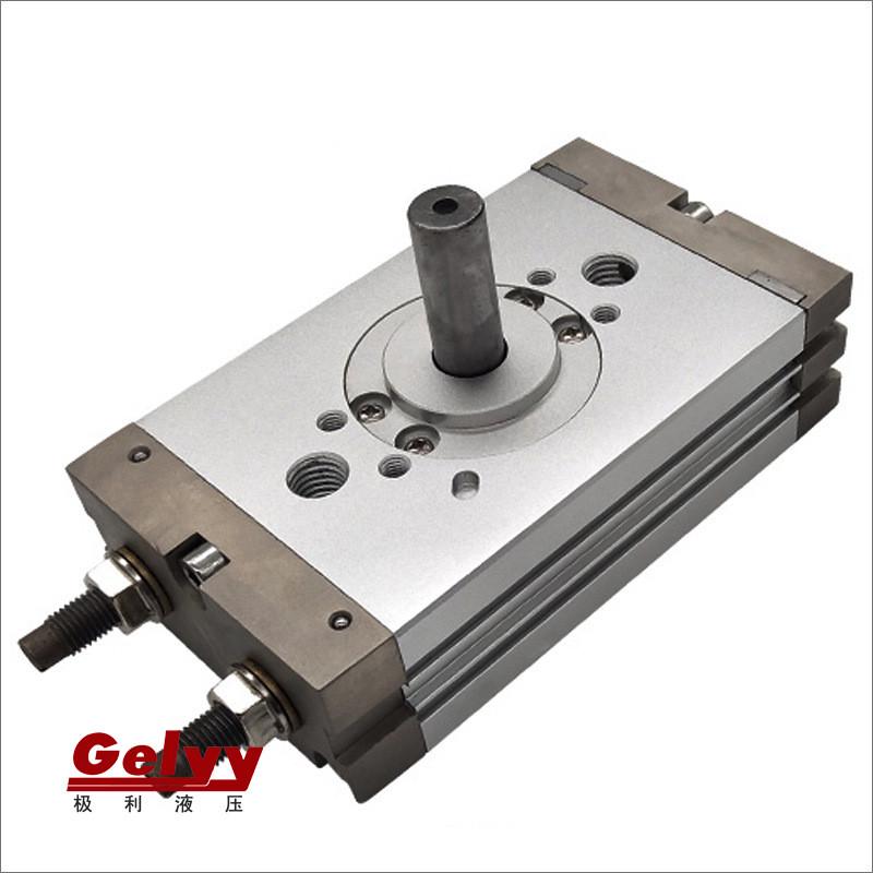 薄型齿轮齿条角度CRQ2BS/W10/15/20/30/40-90°180°摆动旋转缸