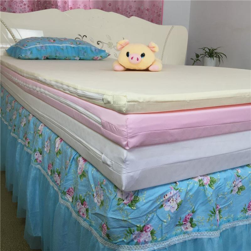 热销m3no单双床垫软垫批发人记忆1.5m高密度海绵加厚棉褥子1.2米