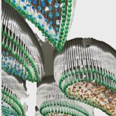 酒店工程水晶灯KTV会所大堂粉宴会厅客厅吸顶灯珠宝店圆形吸顶灯