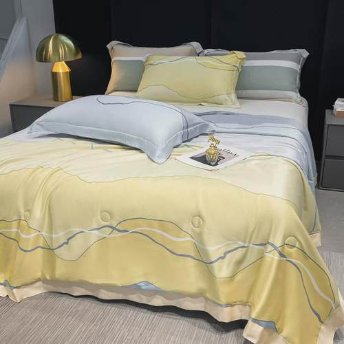 2v06太空被天丝空调被夏凉被冰丝夏被双人薄被子夏天可机洗裸睡冷