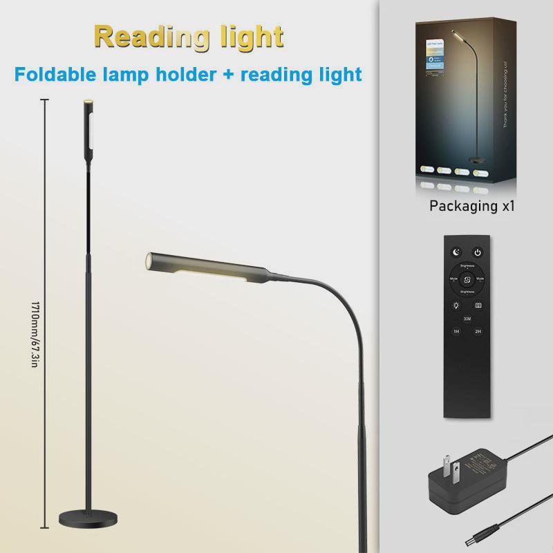led阅读灯氛围落地灯立式台灯暖光阅读灯高度/色温可调新品