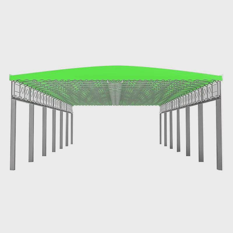 户外移动推拉大型帐篷夜市伸缩式折叠防雨棚活动收缩遮阳棚停车蓬