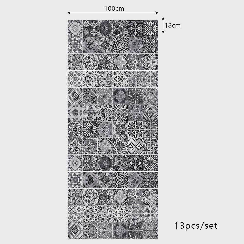 热销复古花砖楼梯贴台阶踏步装饰墙贴自粘可移除PVC壁画,家居饰品,软装墙贴,淘宝优惠券,粉丝福利购,淘宝优惠卷