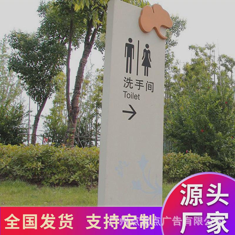 不锈钢立式指示牌酒店停车场学校公园景区户外广告牌标识牌导向牌