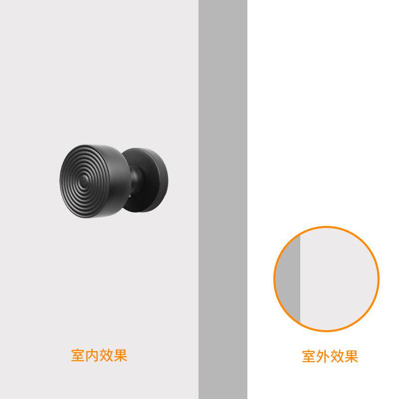 室内门把手单面锁新中式舌锁体儿童安全锁拉手防盗门房门锁斜门锁