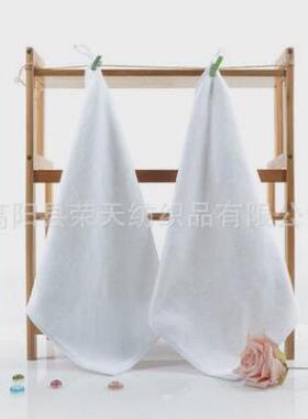 a524加厚抹布超细纤维白色35x35餐厅吸水不掉毛厨房清洁保洁专用