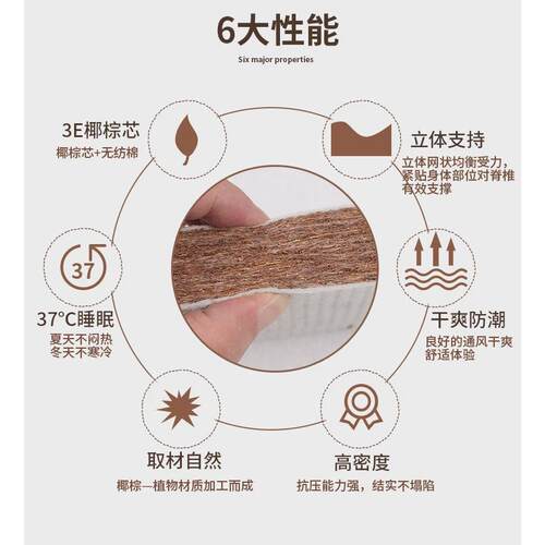 jw打坐垫禅修垫加厚蒲团椰丝方形坐垫亚麻棕拜垫拜佛垫跪垫