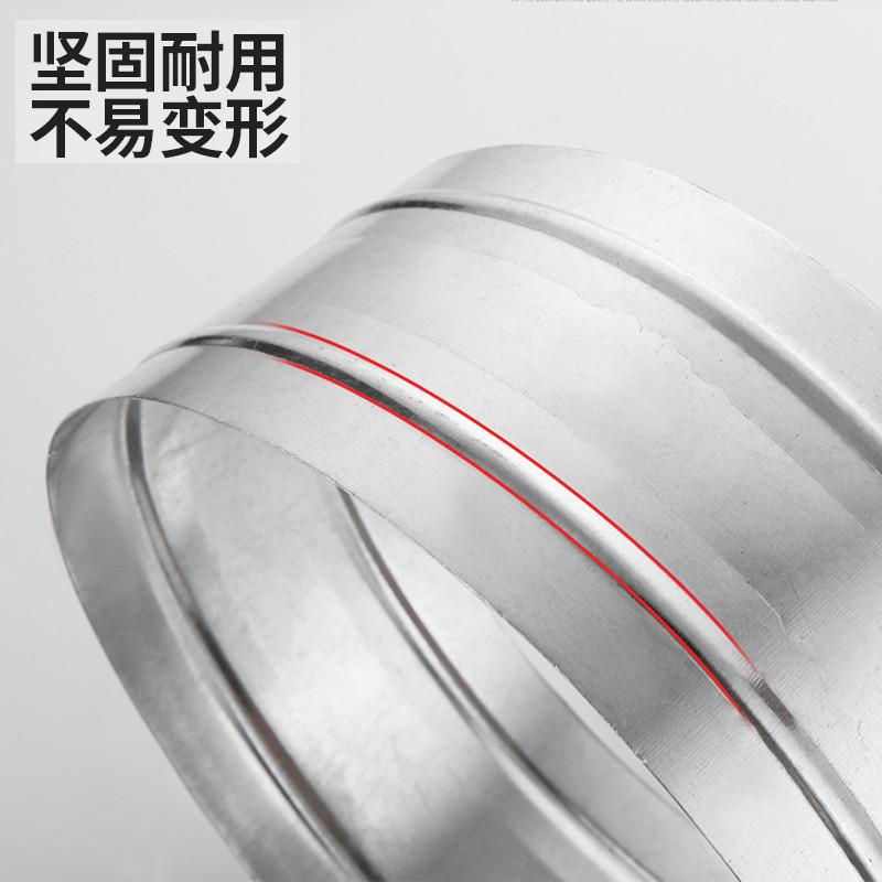 抽油烟机排烟管软管道内外接口排风管直通转接头排气管道对接配件