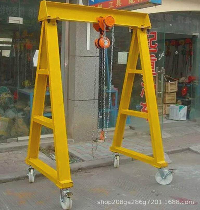 Стальной лист 简易龙门架吊架起重移动升降式电动可拆卸小型行车天车吊钣金加工