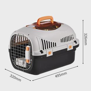 外出手提宠物箱车载猫窝宠物运输笼子铁网猫咪狗狗旅行托运行李箱