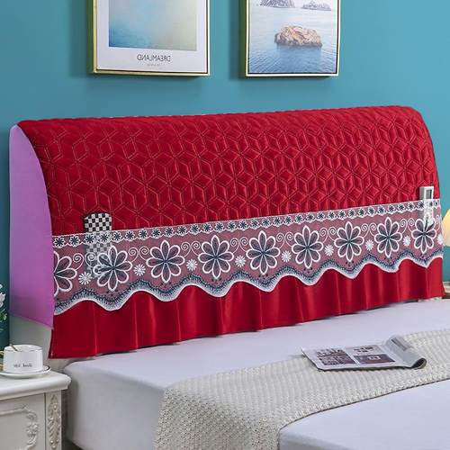 7y床头罩套四季通用全包可拆洗夹棉床头防灰罩皮木床头套2023新款