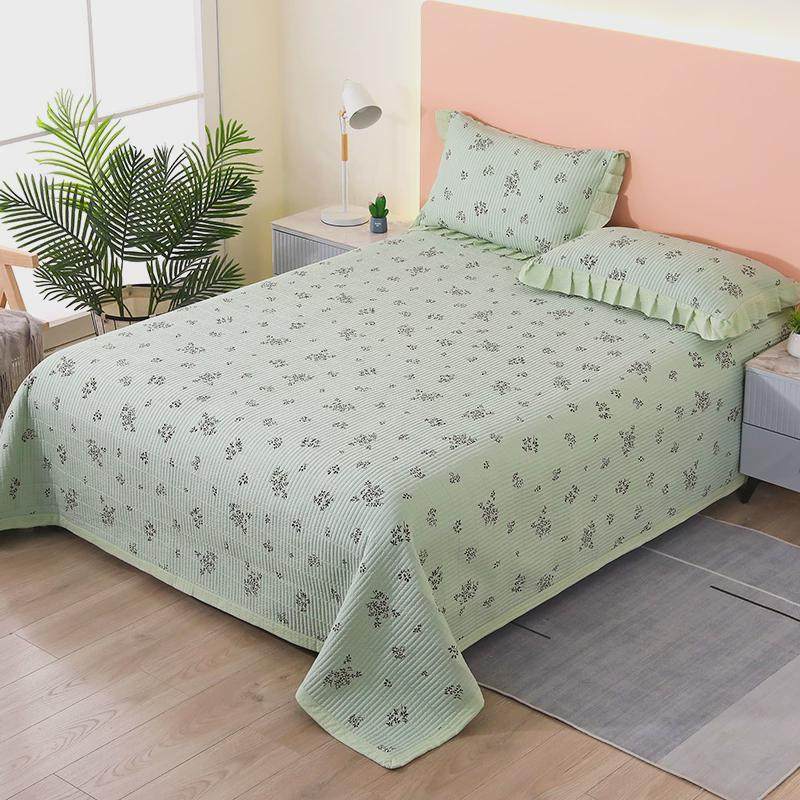 eq4f2024新款单人棉夹棉床盖单件厚四季通用榻榻米床泡泡垫三件套,床上用品,床品套件/四件套/多件套,淘宝优惠券,粉丝福利购,淘宝优惠卷