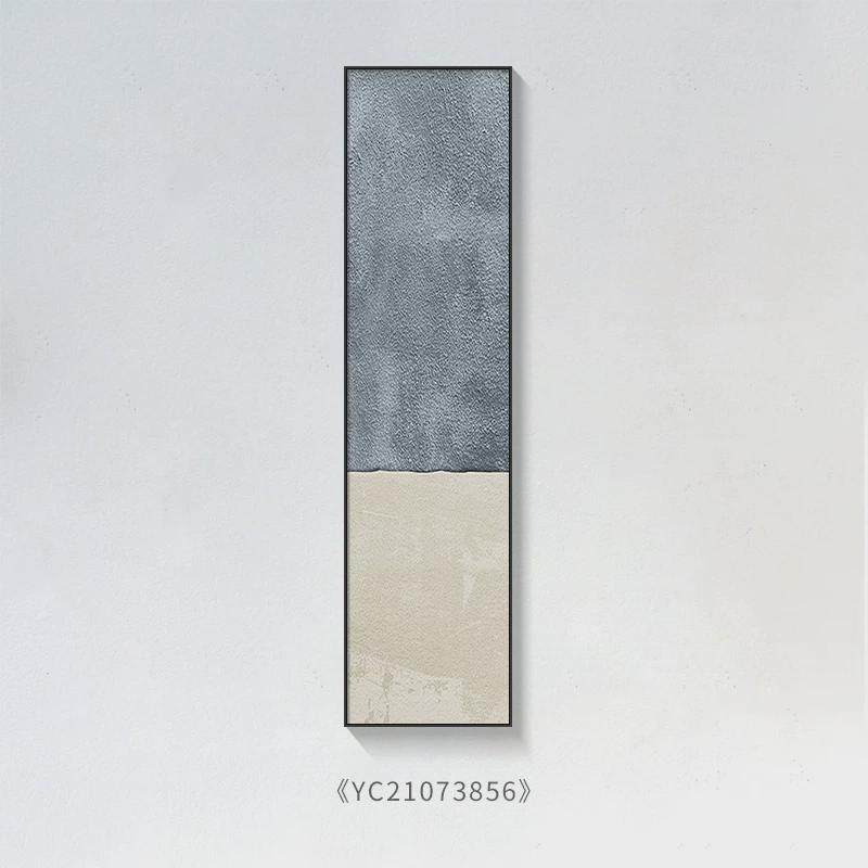 竖版窄长条莫玄关装饰画简约抽象画客厅过道走廊挂画极简主义兰迪