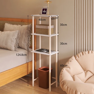 58c1垃圾桶上方置物架桶装水放厨房落地高脚架扫地机器人多层收纳