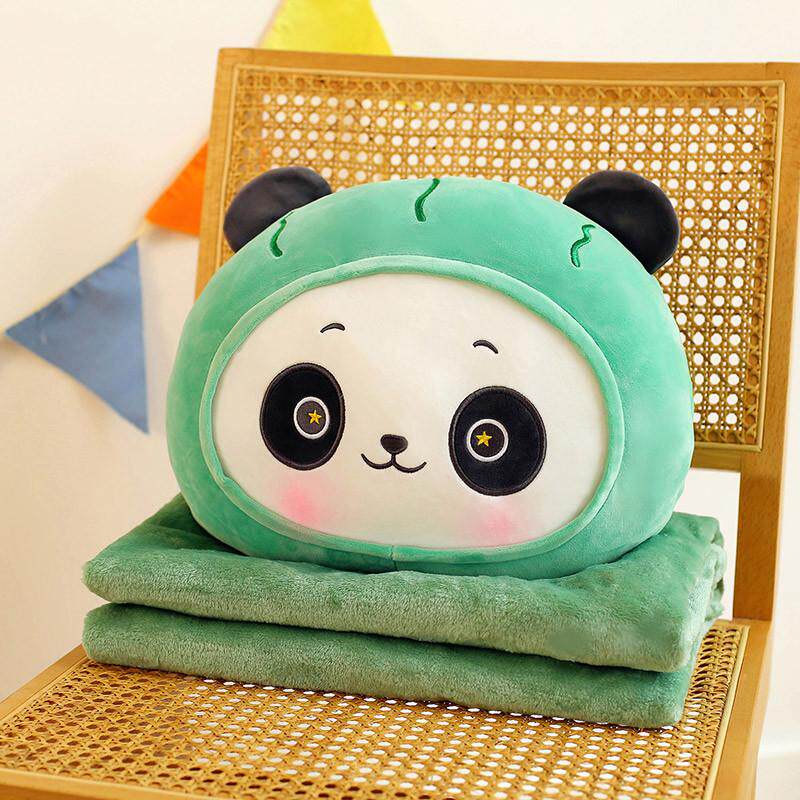 k6wy抱枕被子两用二合一折叠办公室午睡毯子靠枕冬季四季通用车用