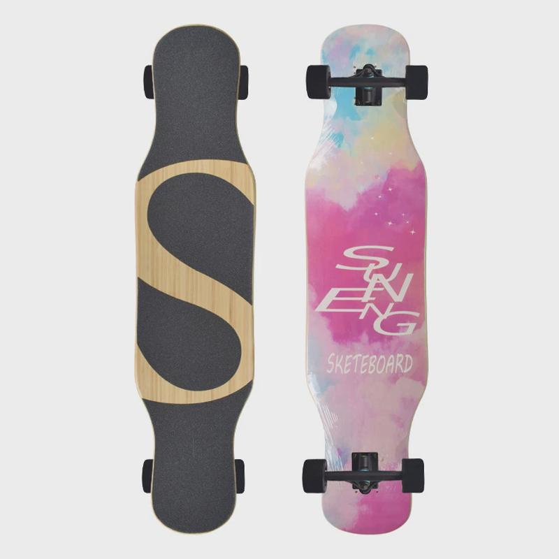 专业成人滑板长板舞板男女生刷街竹木枫木公路双翘板鱼板四轮滑板