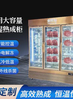 牛排干湿式熟成柜红酒柜恒温商用冷藏西餐厅和牛冷冻展示柜排酸柜